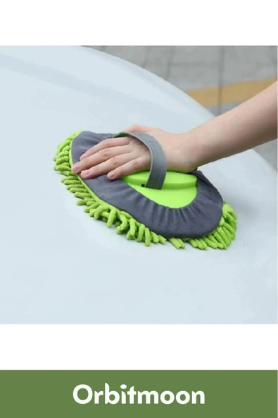 Premium Seri 180 Derece Dönen Çizmez Mikrofiber Araba Otomobil Yıkama Sopalı Fırça Seti - 4