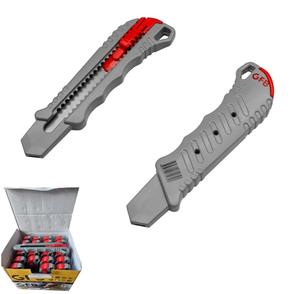 Gfb 4510 Pro Plastik Maket Bıçağı Gri 24 Adet - 1