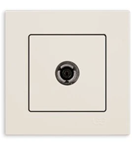 GÜNSAN EQONA KREM TV PRİZ (GEÇİŞLİ-SONLU) (MKZ) ürün görseli