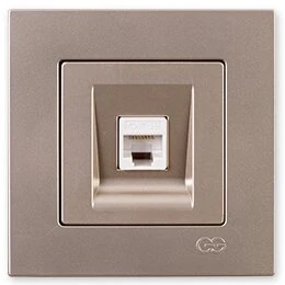 GÜNSAN EQONA M. BEJ TEKLİ DATA PRİZ RJ45 (CAT6) (MKZ) ürün görseli 1