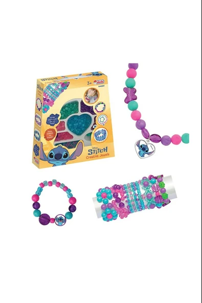 Stitch Takı Seti Büyük El Çantası İçinde Eğlenceli Aksesuar Oyuncak Seti