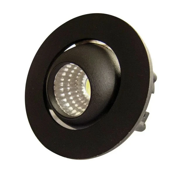 ACK 3W 4000K LED SPOT ARMATÜR (SİYAH KASA) - Resim 2