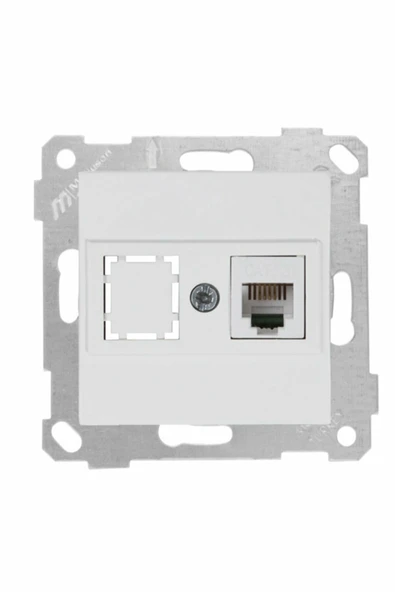 RİTA BEYAZ TELEFON PRİZİ 1XRJ12 (MKZ) ürün görseli