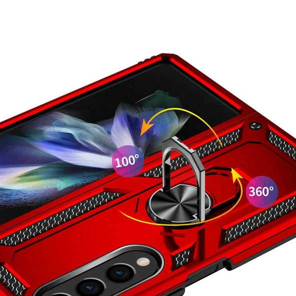 Galaxy Z Fold 4 Kılıf Zore Vega Kapak - 5