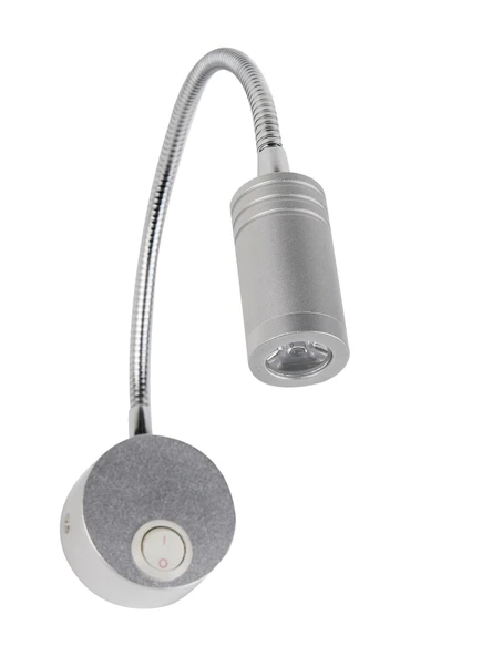 HOROZ TURNA-3W 4200K LED APLİK (GÜMÜŞ KASA) ürün görseli 1