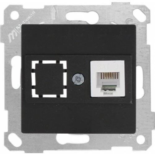 RİTA SİYAH TELEFON PRİZİ 1XRJ12 (MKZ) ürün görseli 1