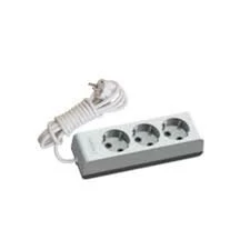 GÜNSAN VISAGE 3'LÜ (Ç.K) TOPRAKLI GRUP PRİZ ( 5 MT ) ürün görseli 1