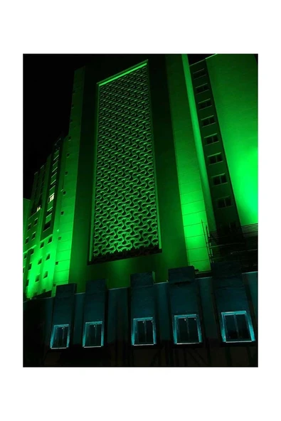 ACK WALL WASHER 6*1W YEŞİL (18cm) - Resim 2