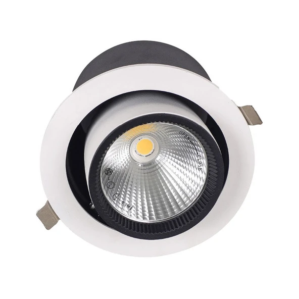 ACK 30W 4000K COB LED SALYANGOZ ARMATÜR (BEYAZ KASA) - Resim 2