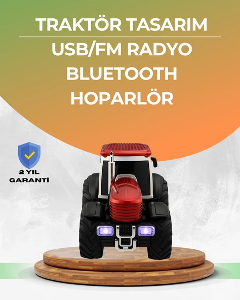 Taşınabilir Nostaljik Araç Tasarımlı Bluetooth Hoparlör ürün görseli