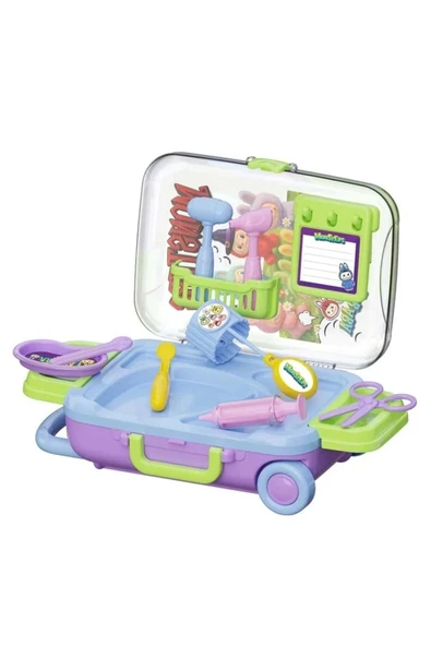 Canavarlar Doktor Seti Bavulum Şeklinde Taşınabilir Oyun Seti - 2