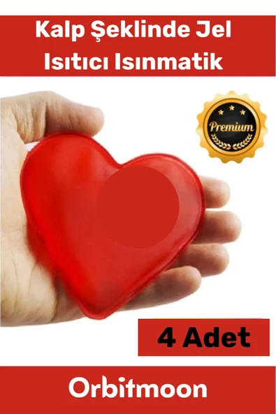 Özel Üretim Yeni Seri Kalp Şeklinde Jel Isıtıcı Pratik El Isıtıcısı Isınmatik Cep Sobası 4'lü Set
