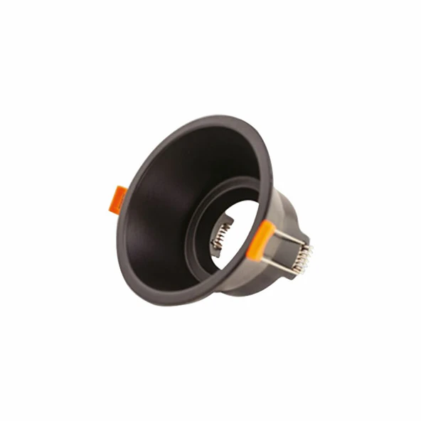 ACK TERRA SİYAH YUVARLAK ALÜMİNYUM SPOT BOŞ ARMATÜR ürün görseli 1