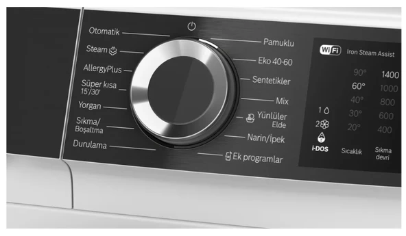 Bosch WGK264F0TR 1400 Devir 11 kg Çamaşır Makinesi - 3
