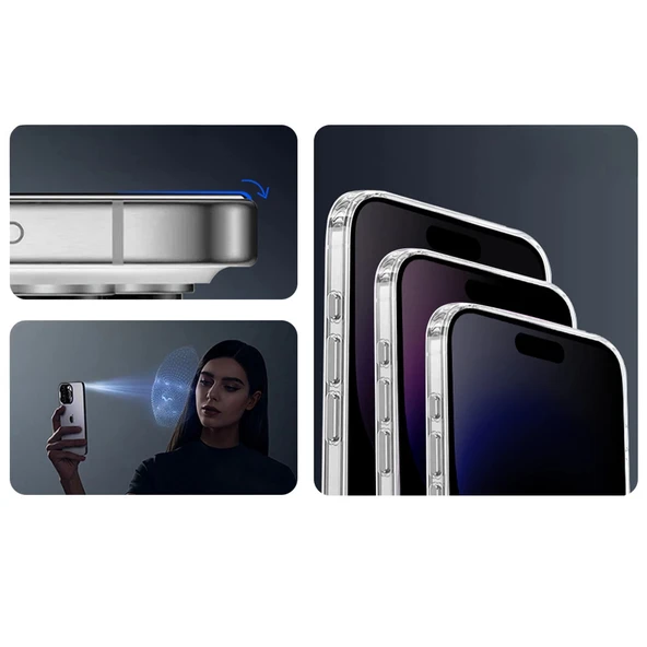 Apple iPhone 14 Zore 2.5D Oliv Privacy Temperli Cam Ekran Koruyucu + Kolay Uygulama Aparatı - Resim 7