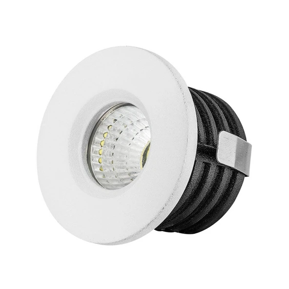 ACK 3W BEYAZ LED YILDIZ SPOT ARMATÜR (BEYAZ KASA) ürün görseli 1