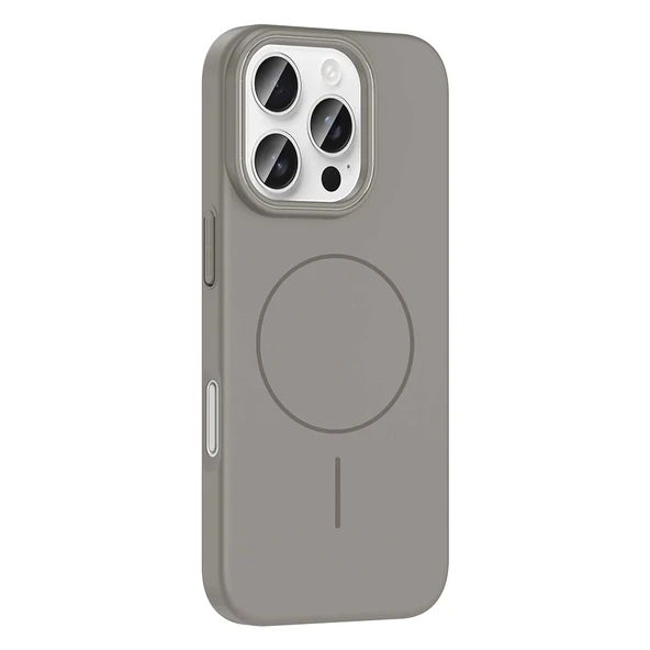 Apple iPhone 16 Pro Max Kılıf M-safe Şarj Özellikli Zore Ruby Sert Kapak - 2