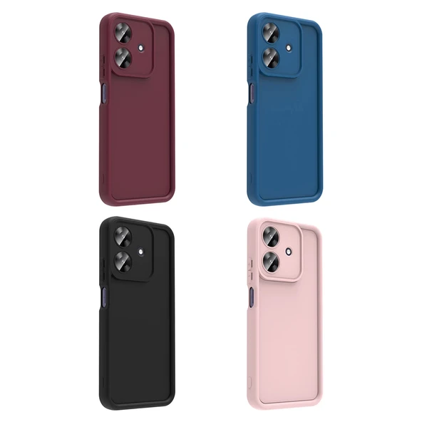 Realme Note 60 Kılıf Kamera Korumalı Zore Ananas Kapak - 4
