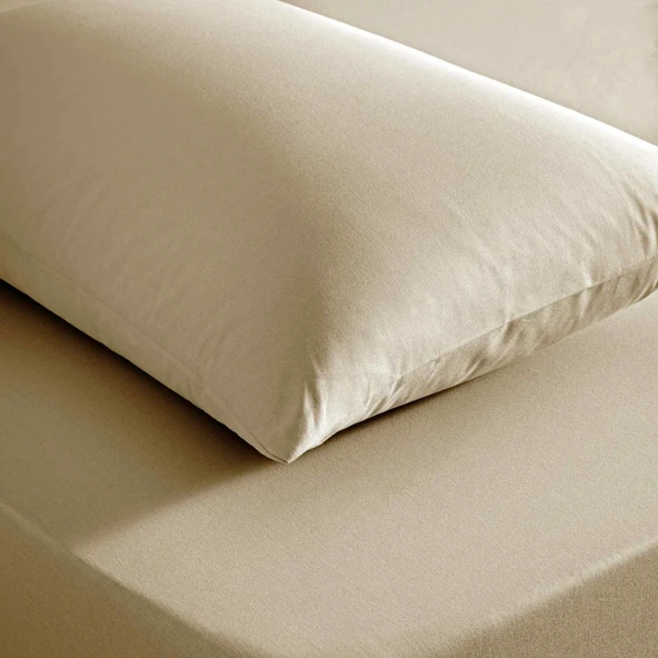 TAÇ COLOR DREAMS RANFORCE ÇARŞAF SET VİZON TEK KİŞİLİK - Resim 2