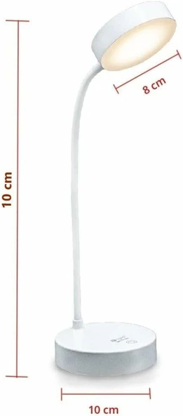 CATA BERLİN 4000K DOKUNMATİK DİMMERLİ MASA LAMBASI (BEYAZ) - Resim 2