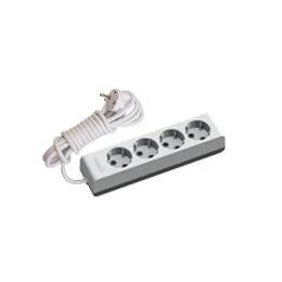 GÜNSAN VISAGE 4'LÜ (Ç.K) TOPRAKLI GRUP PRİZ ( 5 MT ) ürün görseli 1