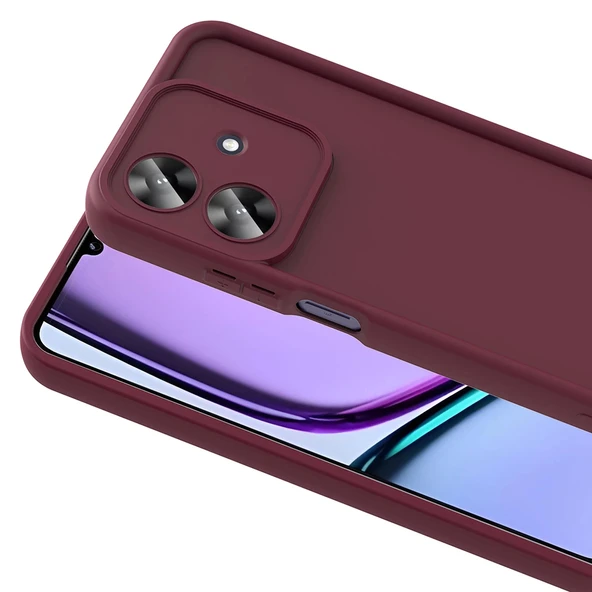 Realme Note 60 Kılıf Kamera Korumalı Zore Ananas Kapak - 3