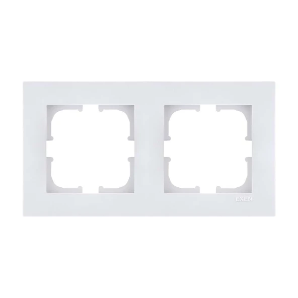 EXEN KARELL BEYAZ İKİLİ ÇERÇEVE ürün görseli 1