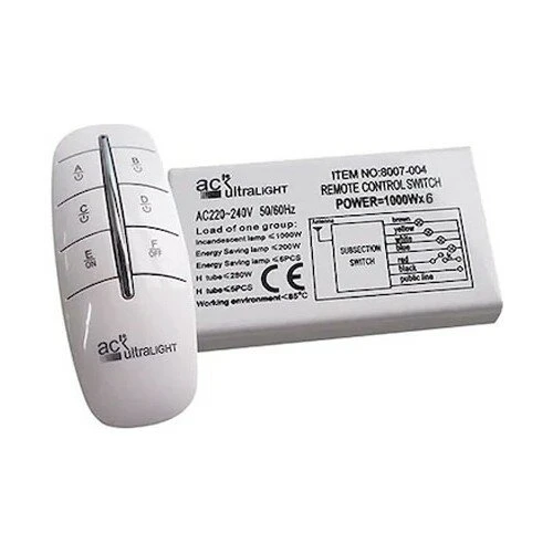 ACK 6'LI AYDINLATMA KUMANDASI ürün görseli