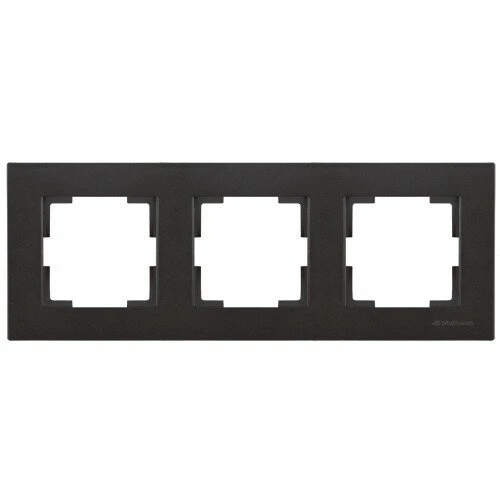 RİTA SİYAH ÜÇLÜ YATAY ÇERÇEVE - Resim 2