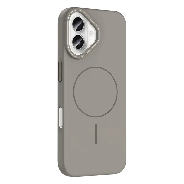 Apple iPhone 16 Plus Kılıf M-safe Şarj Özellikli Zore Ruby Sert Kapak - Resim 3