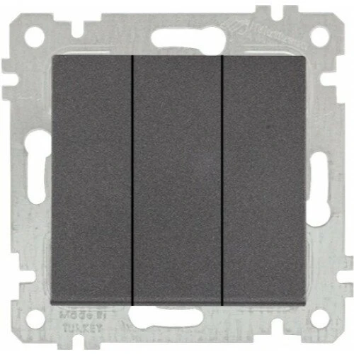 RİTA FÜME ÜÇLÜ ANAHTAR (VİDALI) (MKZ) ürün görseli 1