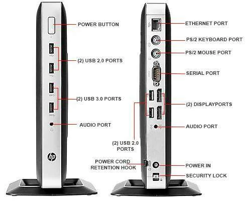 HP T630 MİNİ PC, THİN CLİENT, AMD GX-420GI QUAD İŞLEMCİ 8 GB RAM 128 GB SSD YÜKSEK PERFORMANS 12 AY GARANTİ (YENİLENMİŞ 2. EL ÜRÜN) - 4