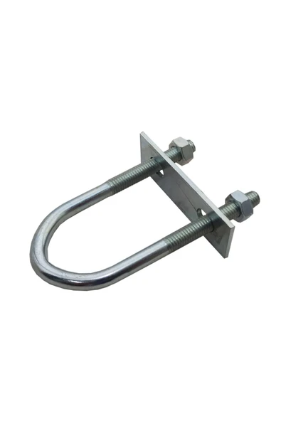 Dalgıç Raptiye 4 Adet U Civata Bağlantı Elemanı M-12 U Montaj Aparatı 16cm Boru Montaj Duble Büyük Boy - 1