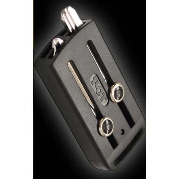 Slot Siyah Anahtarlık Anahtar Kabı 4 adet Boncuklu