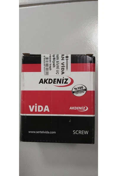 Akdeniz Alçıpan Vida 3.5x25 Mm Sivri Uç 1000 Adet - Resim 2