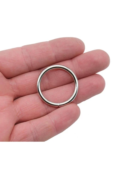 BOLTER Çok Amaçlı Çelik Boş Halka Zincir Halkası Hobi Çanta Halkası No 3 (5 Adet) - 2