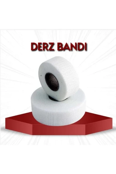 BOLTER Yapışkanlı Derz Bandı 90 Metre İç Dış Cephe Sıva Filesi 5 cm Tamir Sıvası Yalıtım Montalama Bant ürün görseli 1