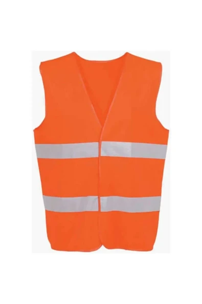 BOLTER Reflektörlü Fosforlu Motosiklet Scooter İşçi İkaz Yeleği Standart Ölçü 2 Adet - Resim 4