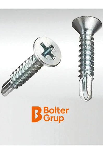 BOLTER Yhb Matkap Uçlu Akıllı Vida Metal Sac Vidası 3,9X32 ( 100 Adet ) ürün görseli 1