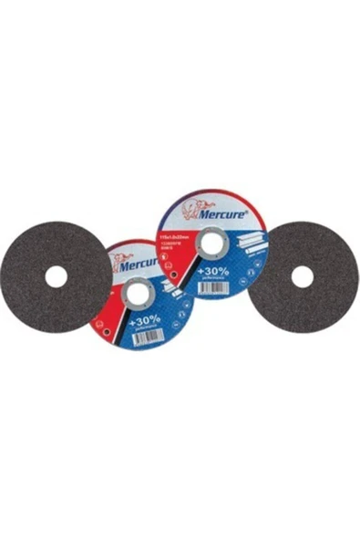 Mercure Inox Paslanmaz Kesici Taş 115mmx1,0mmx22mm - 10 Adet ürün görseli 1