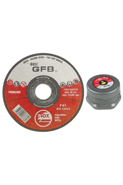 GFB 50 Adet Inox Kesici Taş 115x1.0x22.23mm - 2