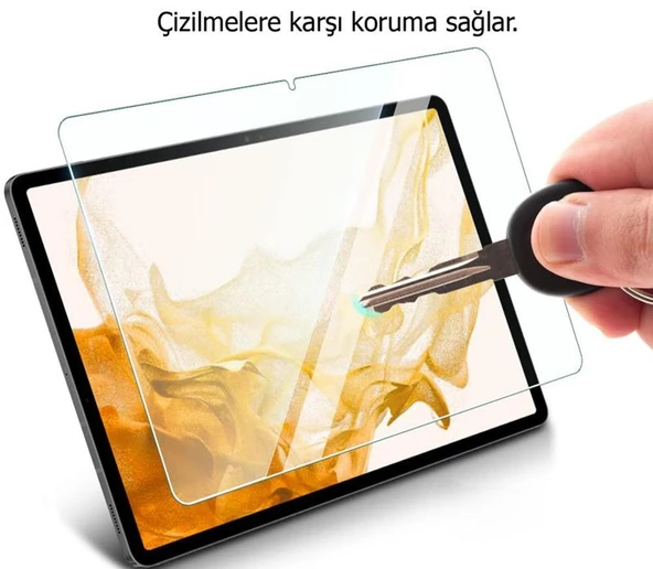 Apple iPad Air 13 12.9 2024 Uyumlu Temperli Cam Tablet Ekran Koruyucu - 3