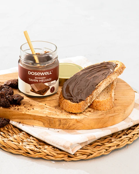 Dosewell Sürülebilir Tahin Helvası Kakaolu 250 gr - Resim 2