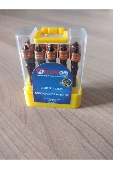 Akın İki Yönlü 10'lu Mıknatıslı Bits Uç PH2 X 65Mm ürün görseli 1