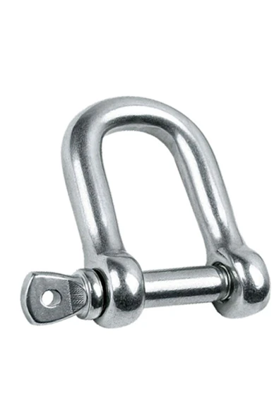 BOLTER Zincir Kilidi 12 mm Kilitli Karabina U Tipi Mapa Kilit Salıncak Askısı Ek Bağlantı Parça Aparat 5 Ad ürün görseli 1