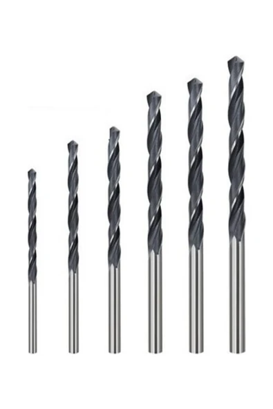 BOLTER 6 Mm Hss Matkap Ucu 10'lu Paket Metal Alüminyum Ahşap Plastik Çelik Delme Uç Delik Açma Uçları - Resim 3