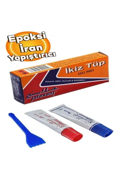 JALASANJ Iran Yapıştırıcısı Epoksi Yapıştırıcı 18 gr Ikiz Tüp Çift Karışımlı - 3