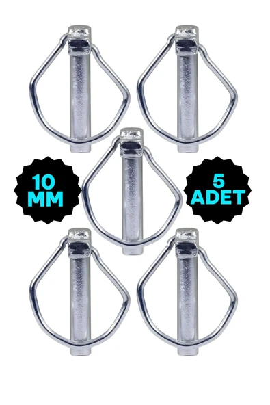 BOLTER 10 Mm Traktör Pimi Yaylı Pim Kaliteli Çelik (5 ADET) ürün görseli 1