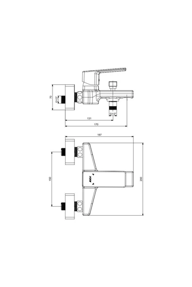 E.C.A Royal Banyo Bataryası 102102666 - Resim 2
