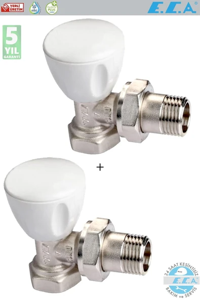 1/2 Köşe Radyatör Valfi Petek Havlupan Vanası 2 Adet Rv3 602120641 ürün görseli